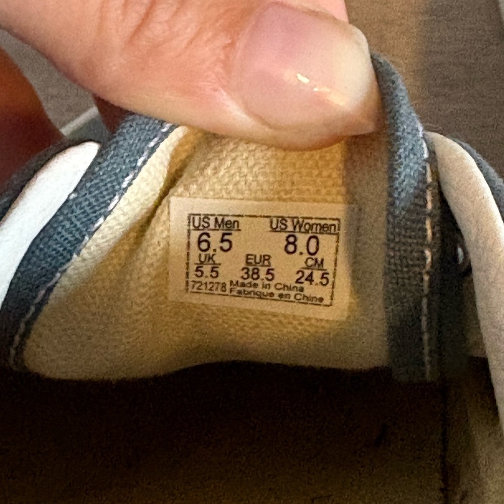 Unisex Vans Era Blue Mirage Canvas Sneakers - Picture 6 of 6